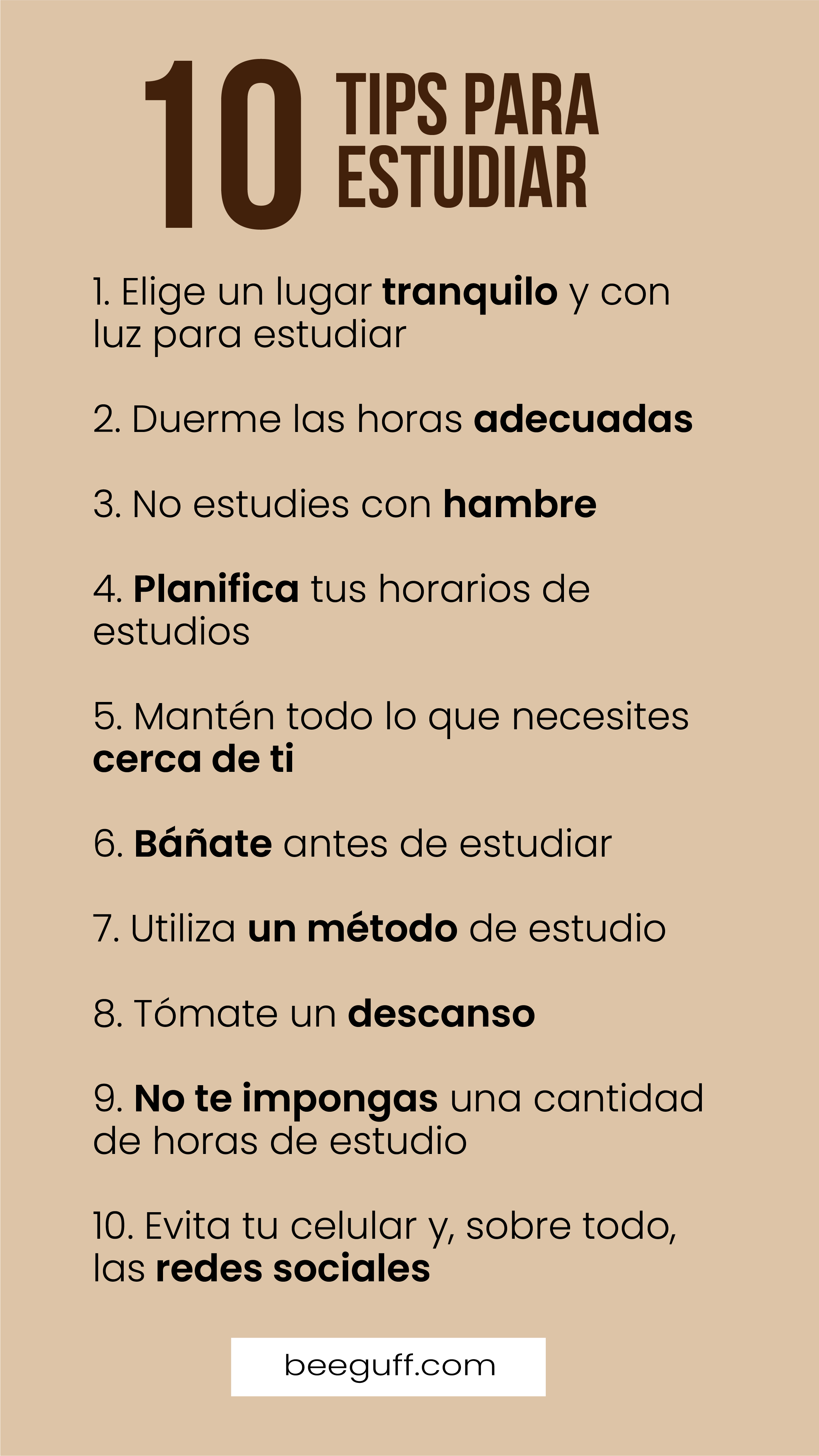 10 Tips Para Estudiar