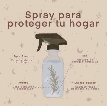 Elabora una loción de protección energética para tus espacios