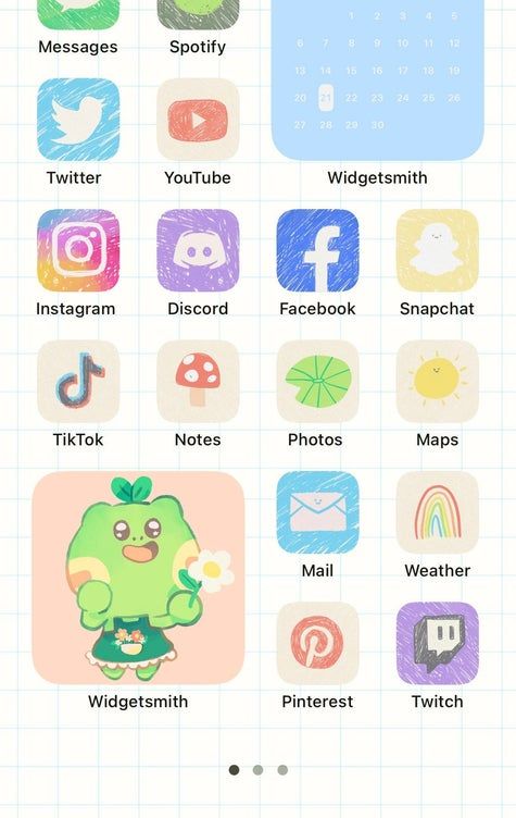 This green gradient theme thatll make you want to get lost in a whimsical forest 